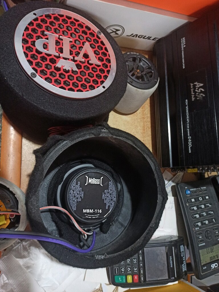 sıfır ayarında 4KANAL oto anfi 16cm mobas midrençler forx dome tiveter - 2
