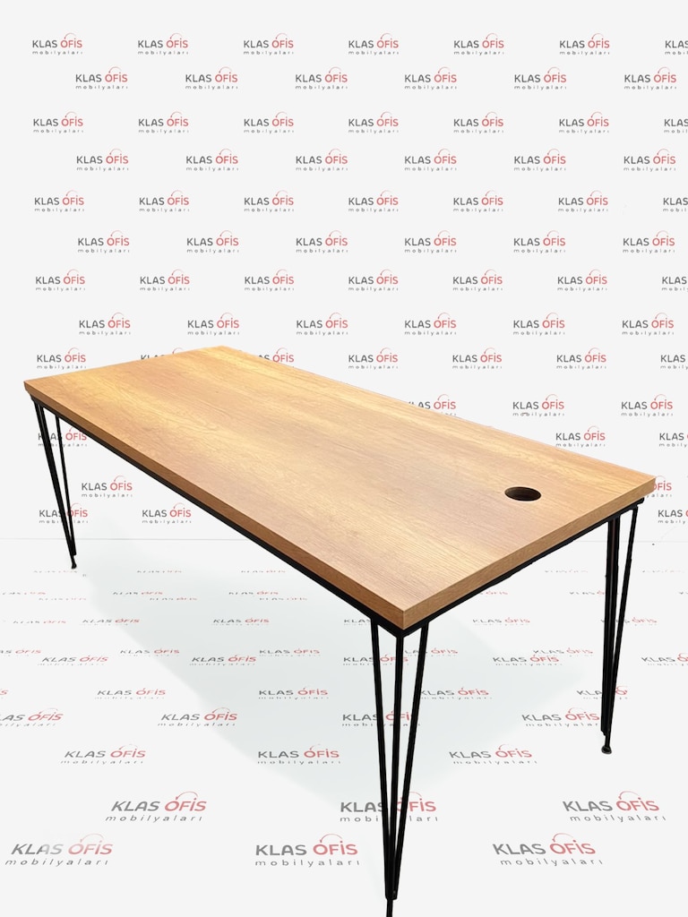 KLAS OFİS ÜSKÜDAR 180x80 cm CEVİZ TOPLANTI MASASI İKİNCİ EL - 4