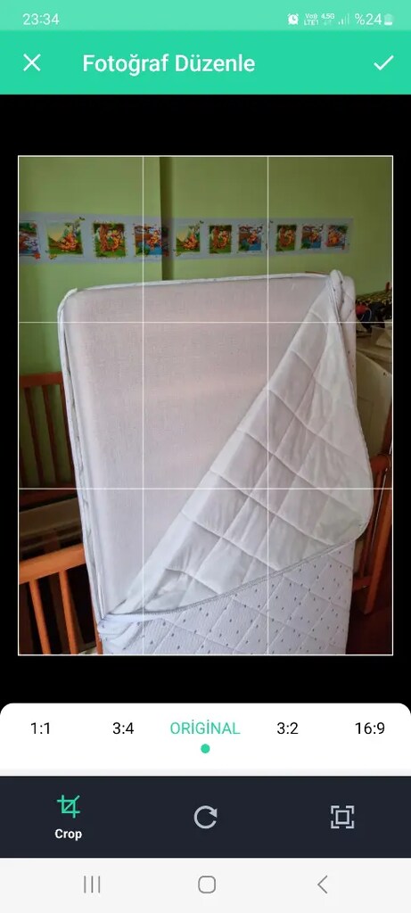 İşbir yatak anti alerjen bebek yatak 70x130x12 - 4