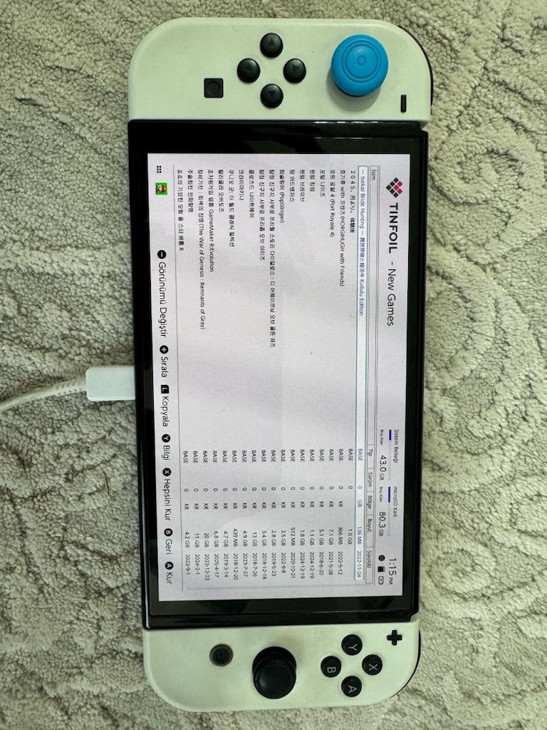 Nintendo Switch oled Çiğli ve ekstralı - 14