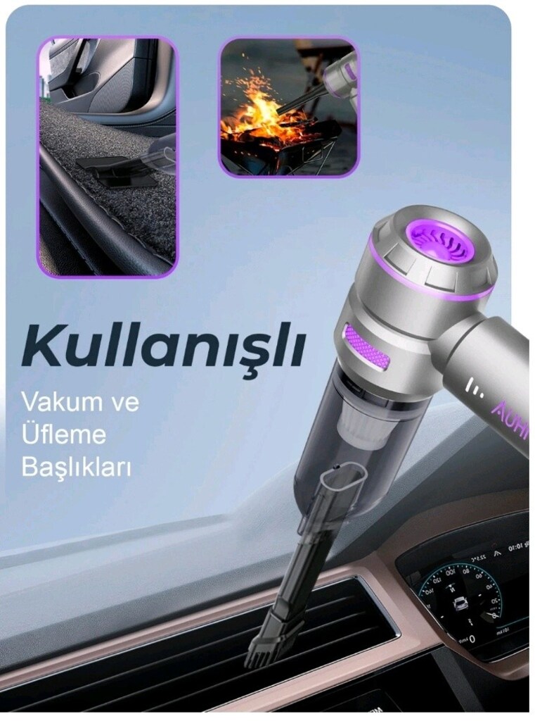 Kablosuz Araç içi Süpürge, Üfleme & Vakum - 3