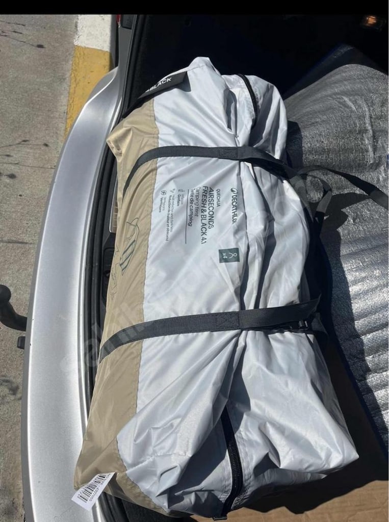 Decathlon Quechua Air Second 4.1 Fresh Black Şişme 4 kişilik çadır - 2