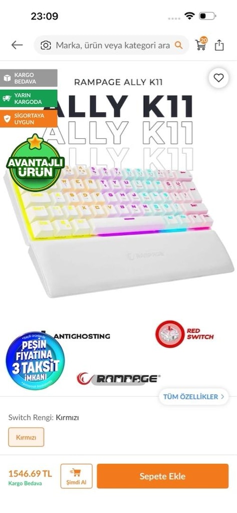 Eksiksiz Oyuncu ve Yayıncı Set RTX 4060 Sistem, Çift 180Hz Monitör - 20
