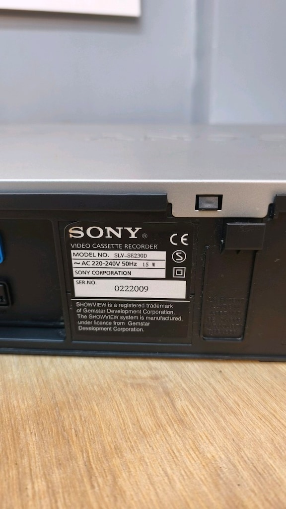 Sony SLV-SE230 Smart Engine VHS Video Oynatıcı Kaydedici Sorunsuz - 6