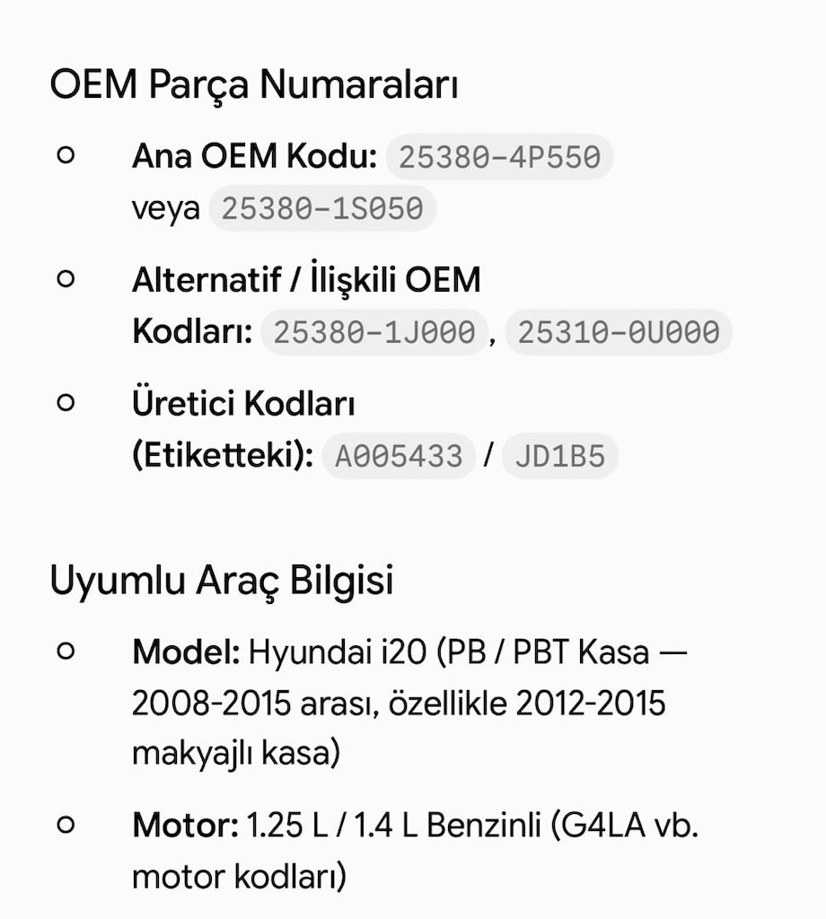 Hyundai i20 (PB / PBT Kasa — 2008-2015 arası, özellikle 2012-2015 - 4