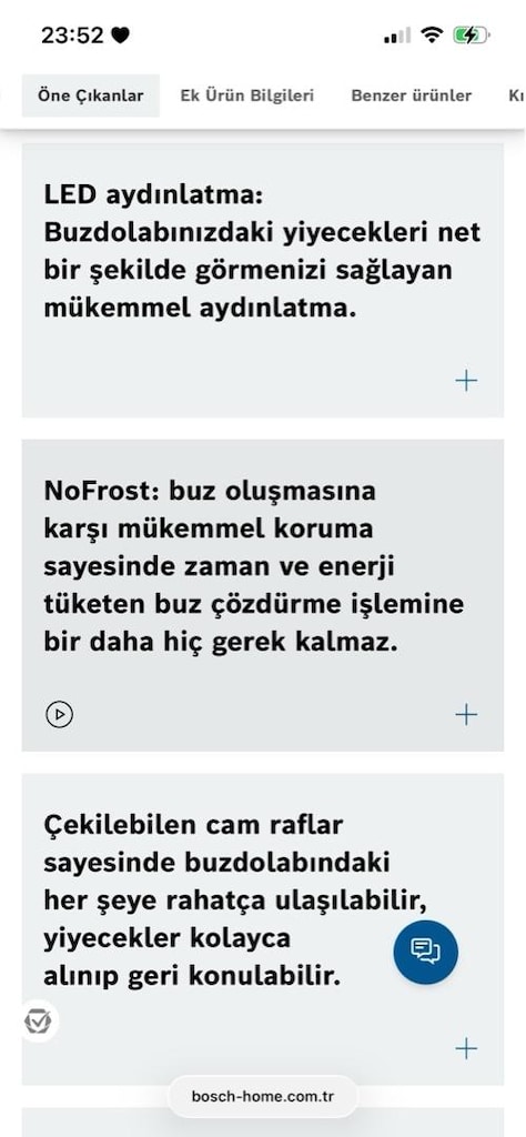Bosch KGN56VI30N 559 L No-Frost Buzdolabı – Temiz, Az kullanıldı - 7