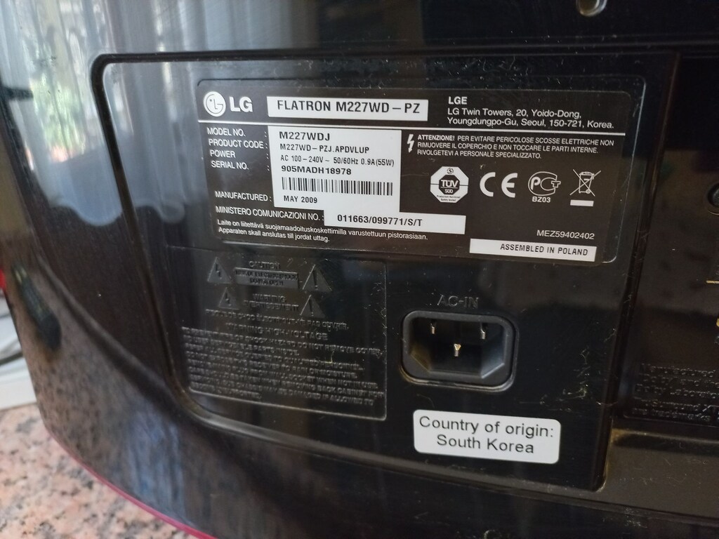 LG 22 İnch Full Hd lcd tv---- LG M227WD - 8