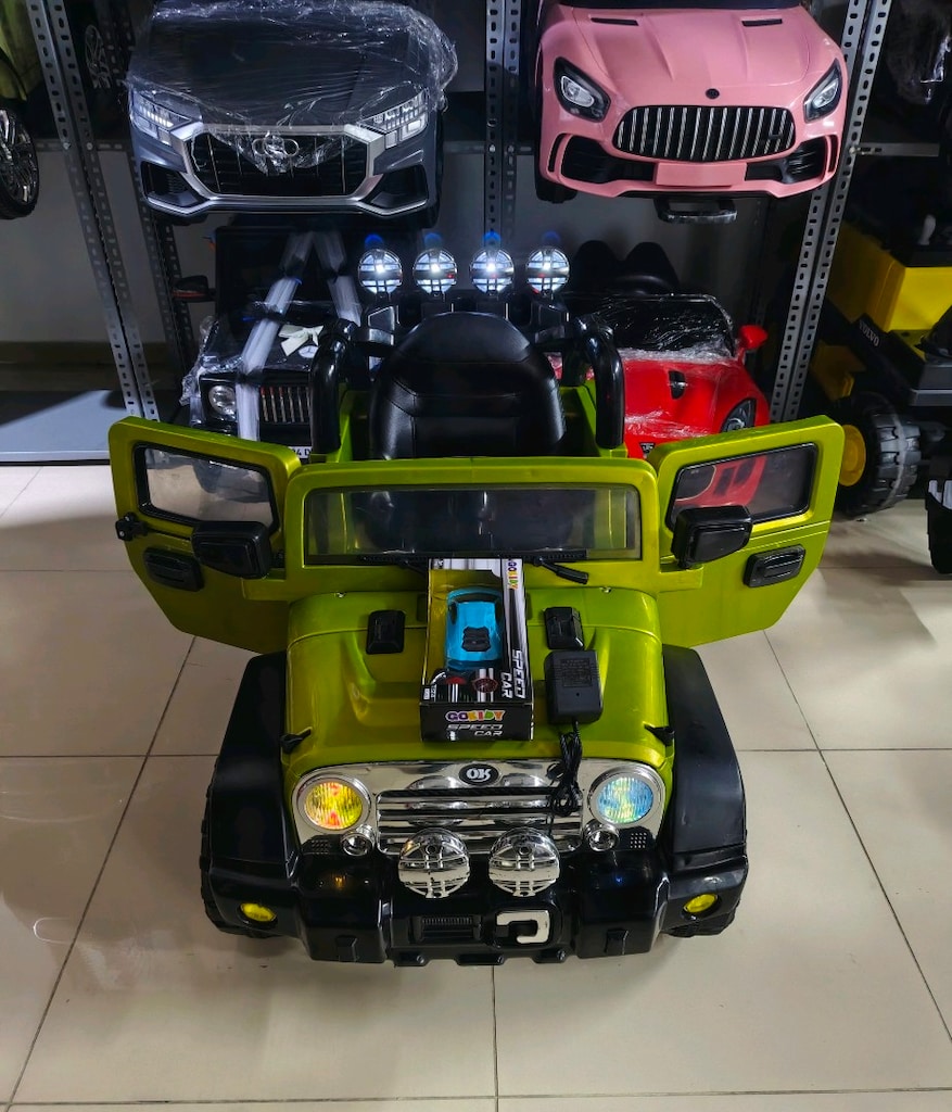 (AnkaCar ÇOCUK oto galeri)12+12 2 MOTOR KUMANDALI AKÜLÜ ARABA JİP - 7