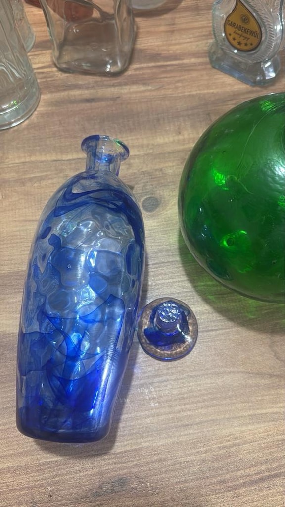 Nostaljik & Vintage Cam Şişe / Karaf Lotu (11 Parça) Koleksiyonluk - 6