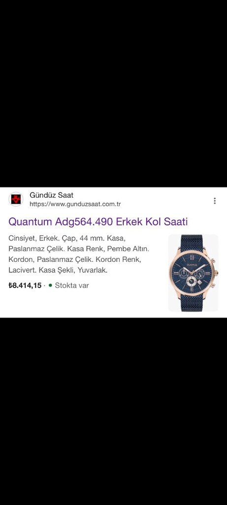 Quantum erkek saat - 7