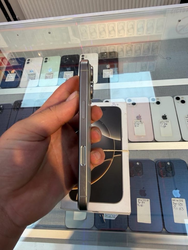 İPHONE 16 PRO NOKTA HATASIZ PİL DURUMU 90 9 AY GARANTİLİ 256 GB HAFIZ - 4