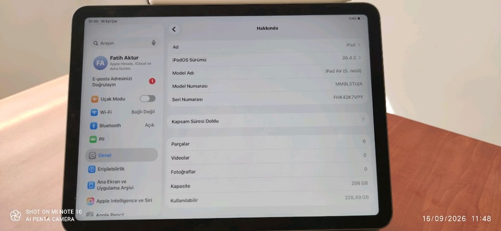 iPad air acil satılık - 4