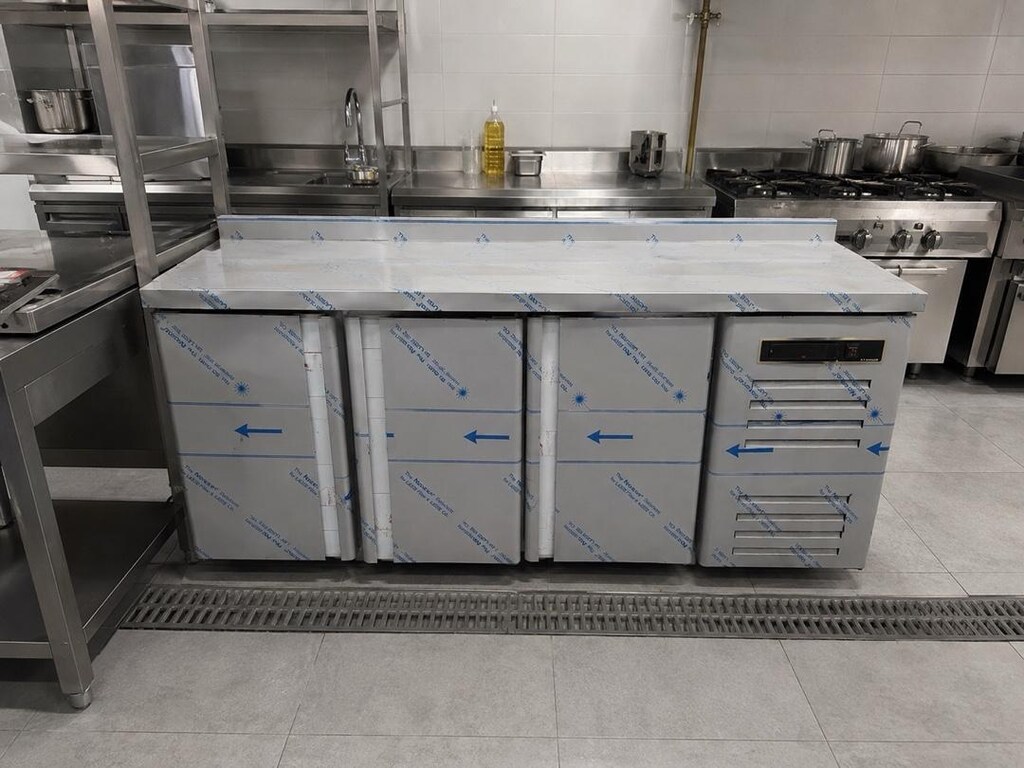 KLİMASAN / ŞENOCAK 3 Kapılı Gastronom Tezgah Tipi Dolap 304 kalite - 6