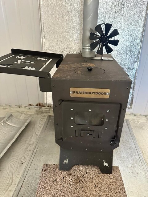 Pratikoutdoor Kamp Sobası Kuzineli Extralı