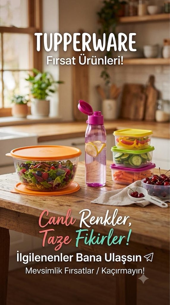 Tupperware Saklama Kabı Seti - 3
