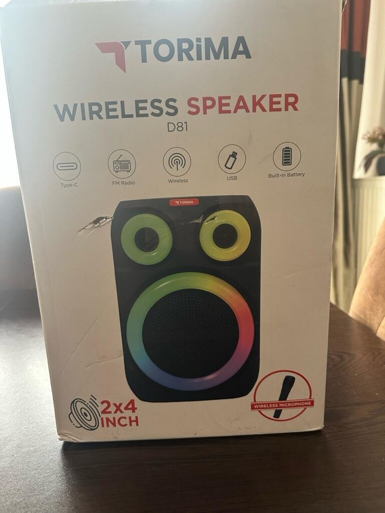 TORİMA WİRELESS SPEAKER HOPARLÖR KARAOKE SİSTEMİ BLUETOOTH MİKROFON - 3