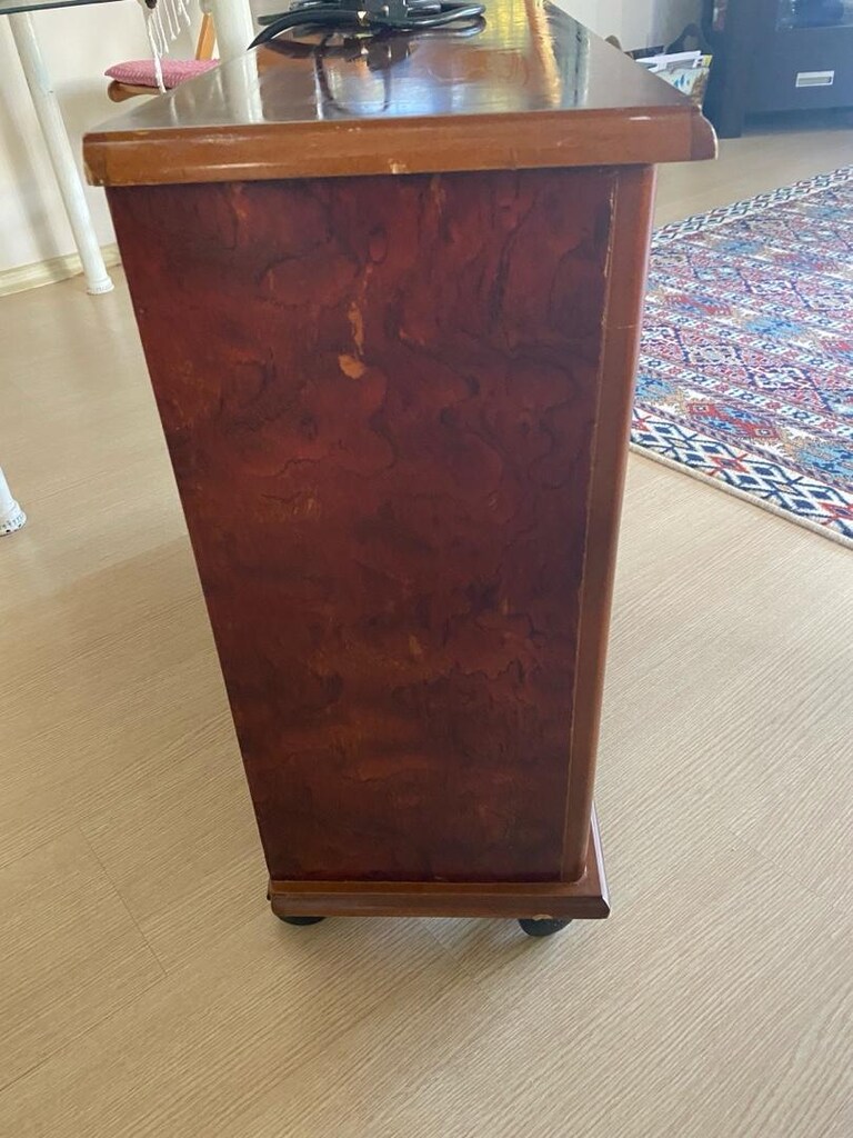 Elektrikli antika ahşap ısıtıcı - 6