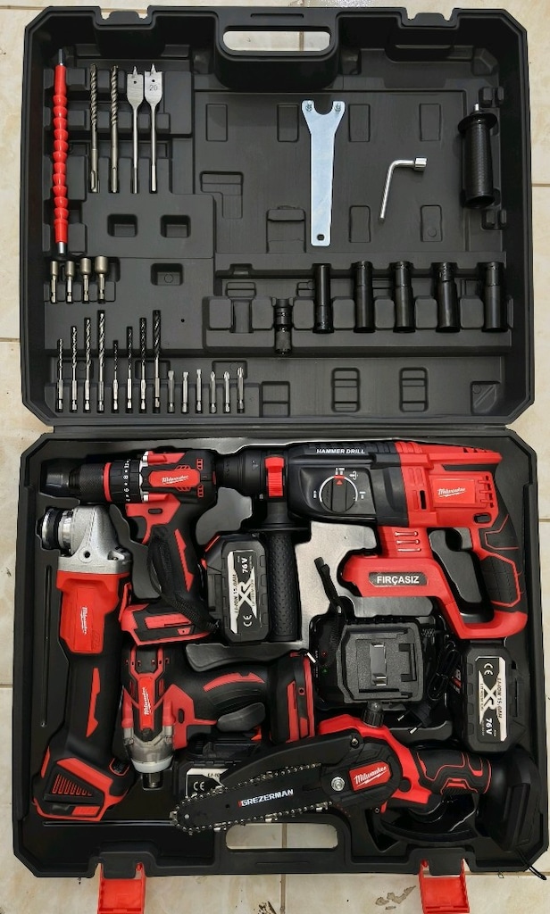 Şarjlı Matkap 5Li set - 5