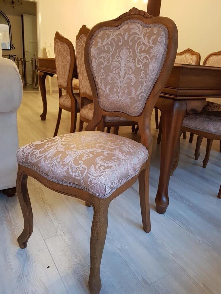 Özel Yapım Büyük Boy Masif Masa Sandalye Takımı - 14