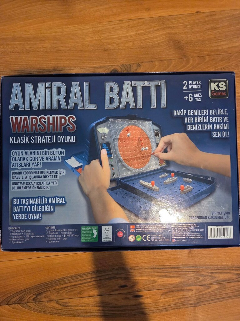 Amiral Battı Kutu Oyunu - 4