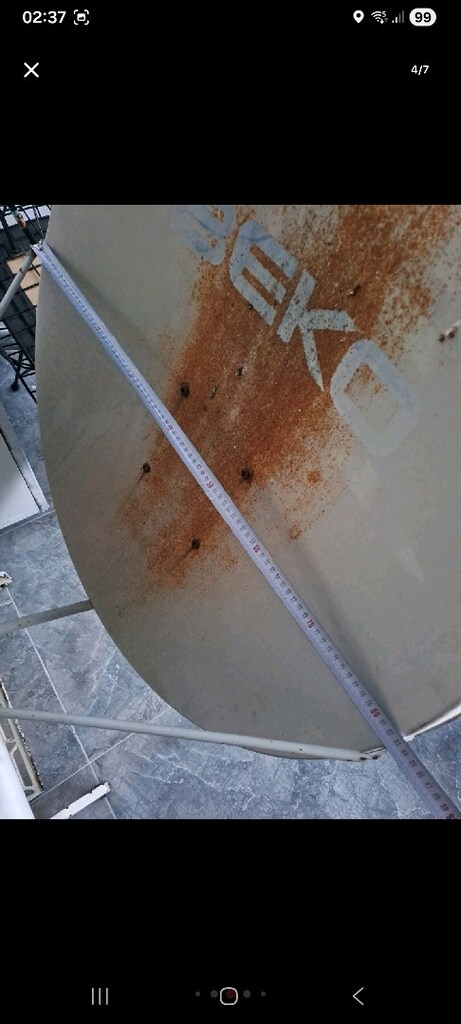 Çanak anten 83 - 92cm. Beko pas temizlenir elmb yok 500tl son fiyat - 3
