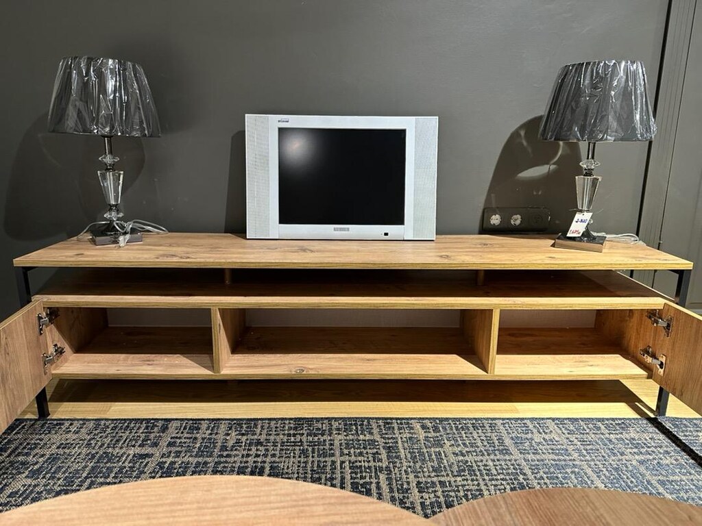 Sıfır.. Masif Mdf Ahşap Cool Tv Ünitesi - 4