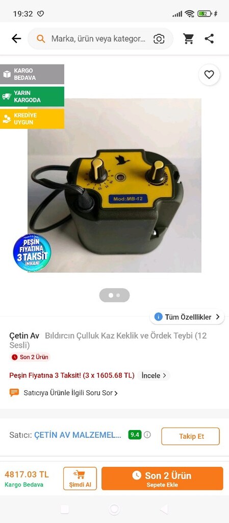 12 farklı kuş sesi çıkaran teyip - 5