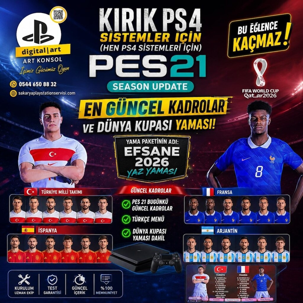 Playstation Kiralama · PS4 - PS5 - PS3 · DIGITAL ART · Konsol Kiralama - 6