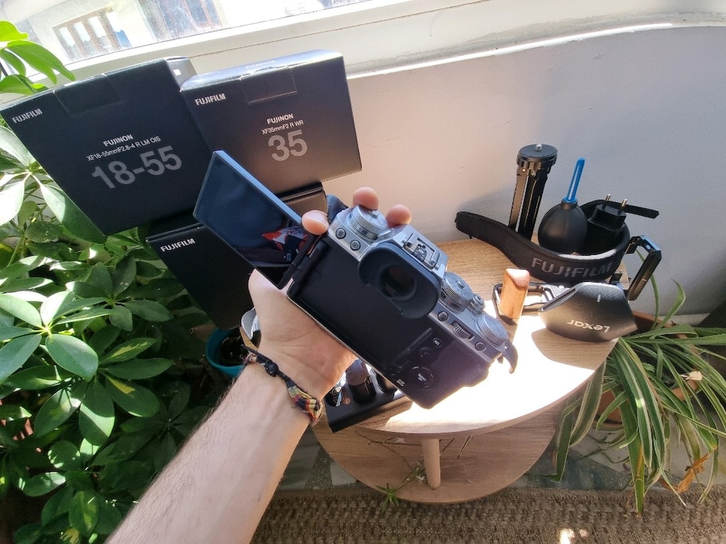 Fujifilm XT4 fotoğraf makinesi + 2 Orijinal Lens / Tam Set - 20