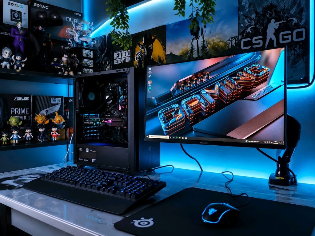 FULL SET HERŞEY DAHİL OYUNCU GAMİNG MASAÜSTÜ BİLGİSAYAR