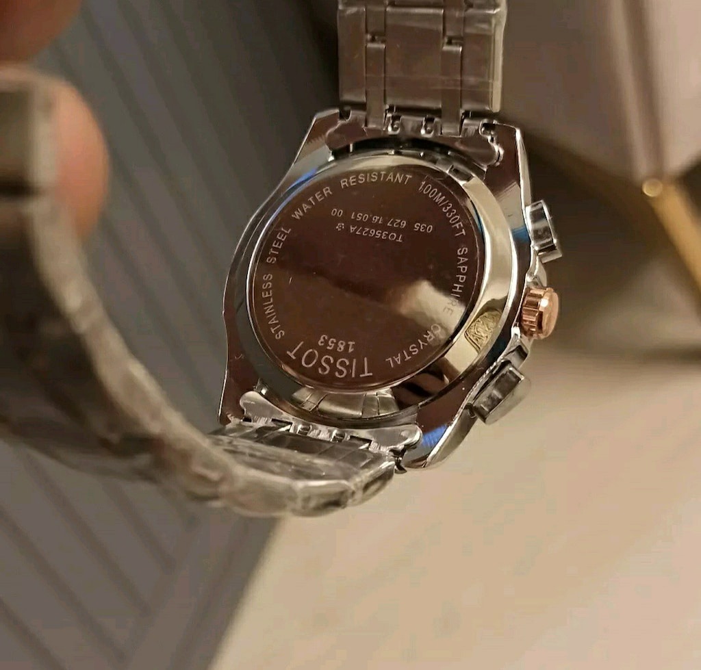 Tissot fonksiyonlu pilli çelik kasa kordon kol saati - 11