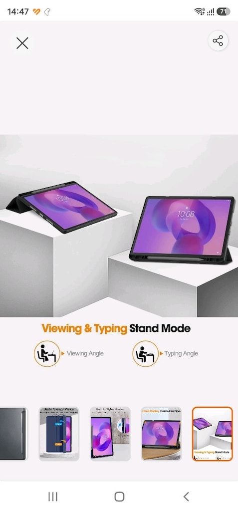 LENOVO İDEA PAD PRO 12.7 INCH KAPAKLI KILIF - 8