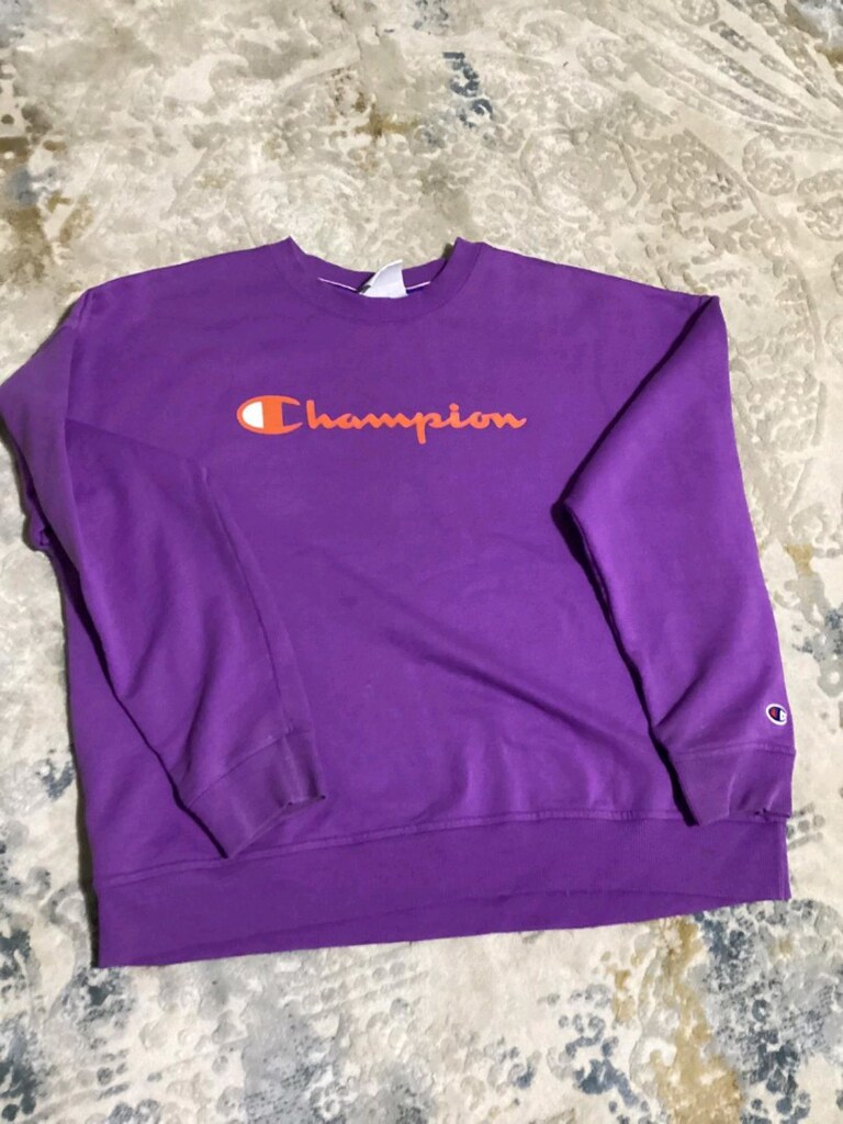 Champion Mor Bayan sweatshirt L beden - 2