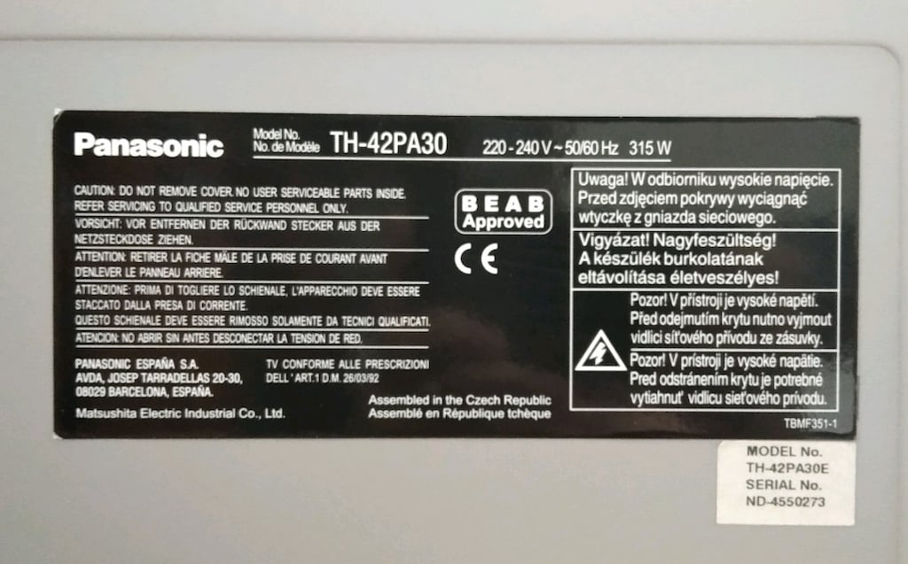 PANASONİC 42 İNÇ PLAZMA TV (HOME CİNEMA SETİ HARİÇ) - 8
