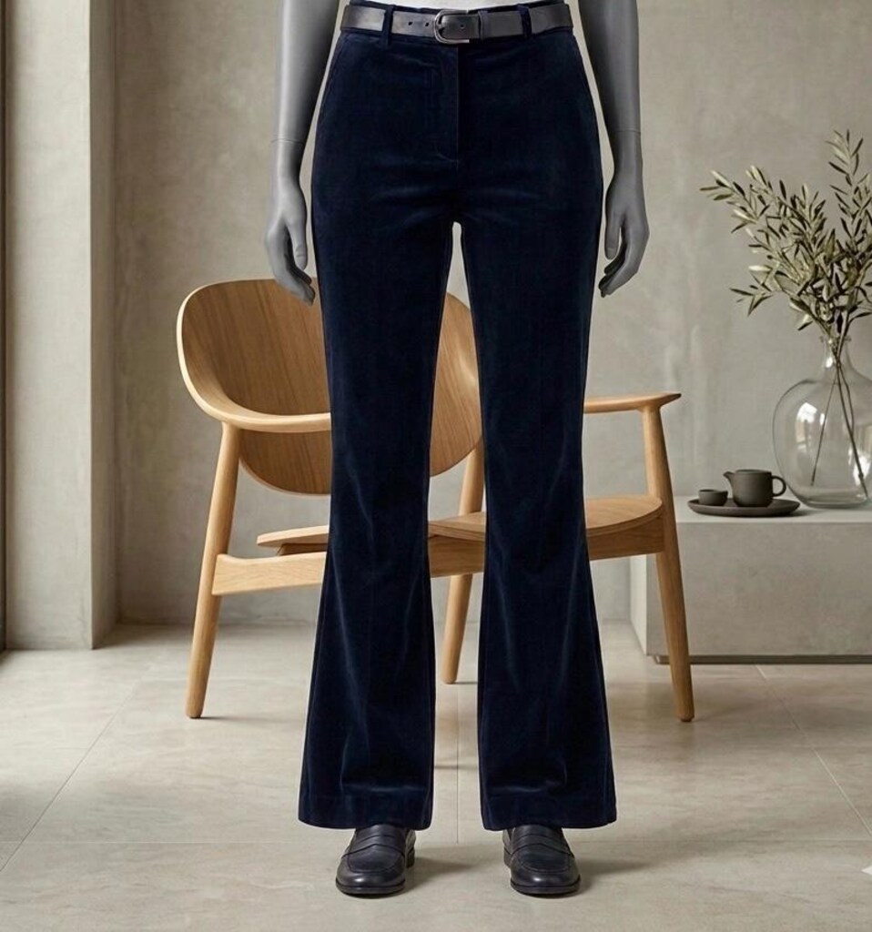 Massimo Dutti Kadife Kadın Pantolon