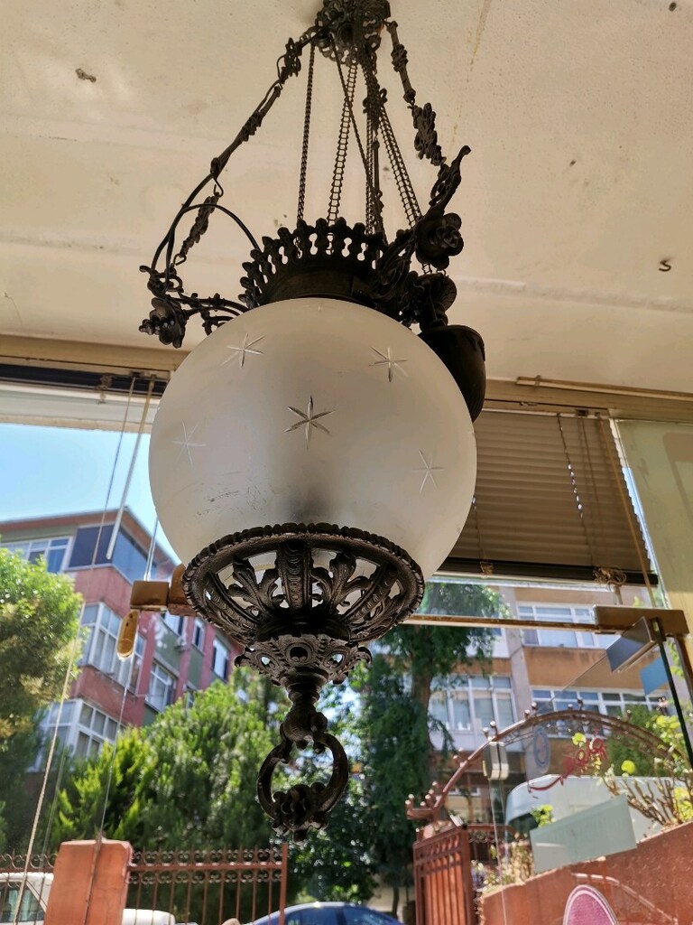 El yapımı asansörlü retro avize - 3