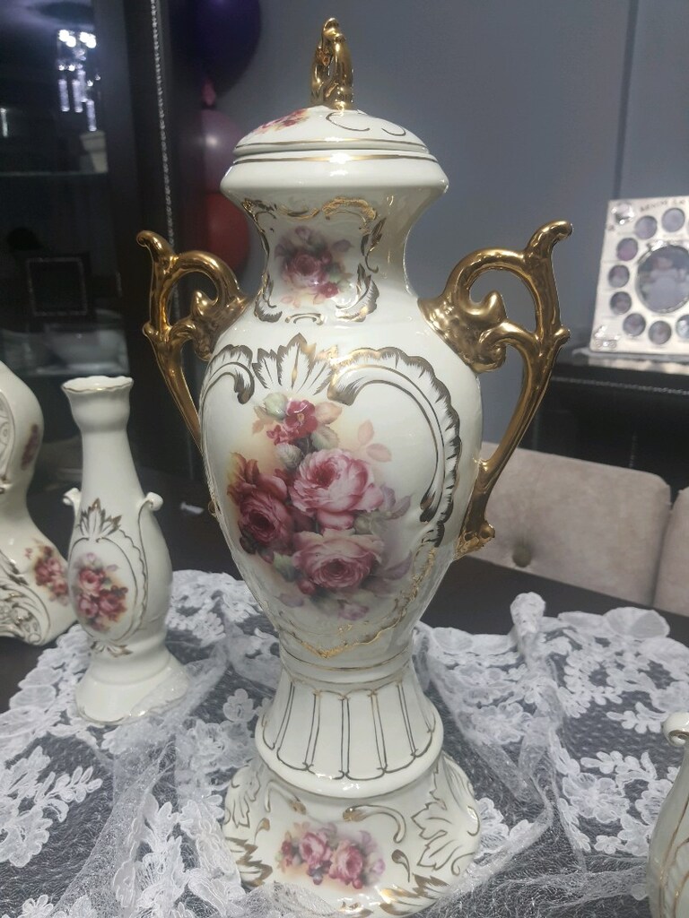 Royal Windsor Porselen 5'li Salon Vazo Takımı - 2