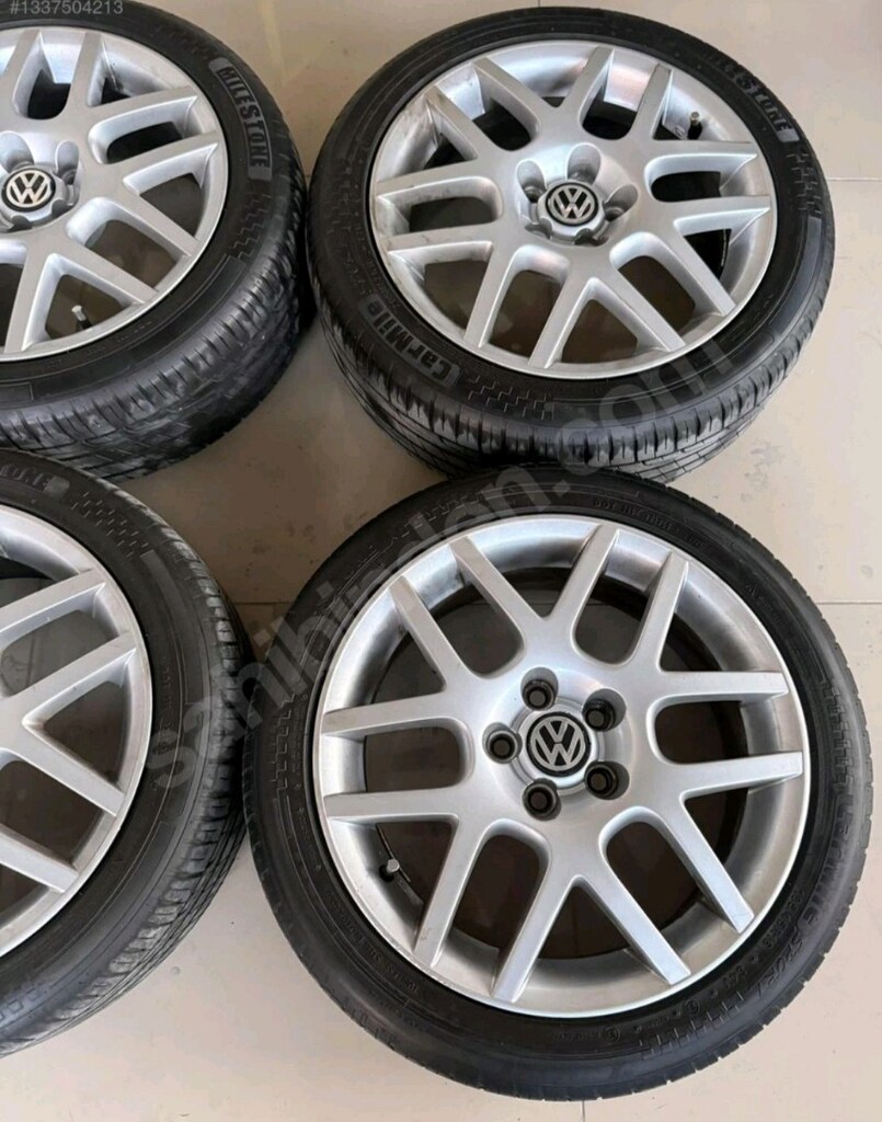 16 5x100 pasific orjinal jant lastik takımı hatasız sıfır ayar - 4
