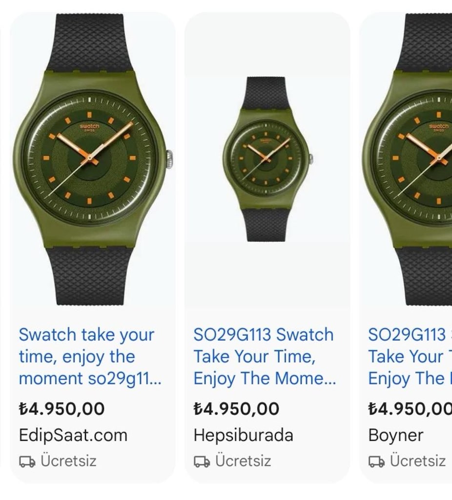 Swatch Haki Kol Saati - 5