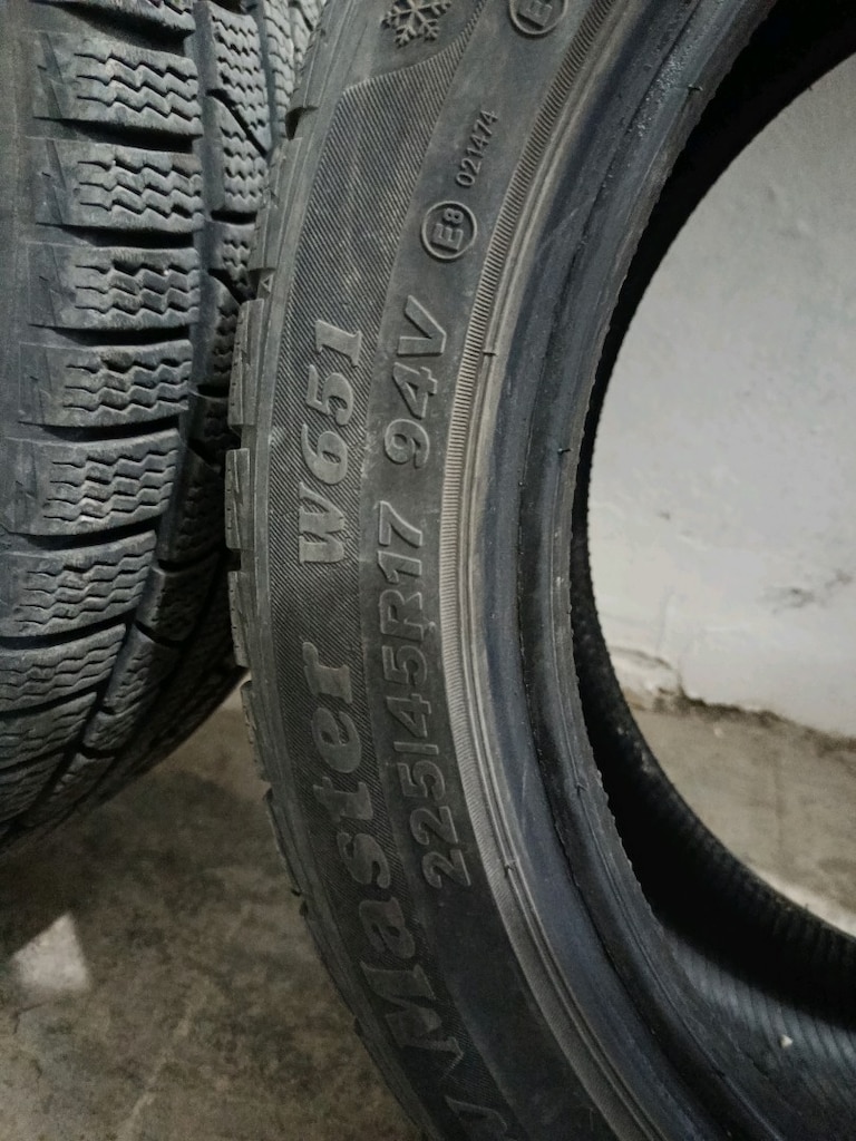225x45x17 LASSA KIŞLIK LASTİK 4 ADET SIFIR GİBİ - 5