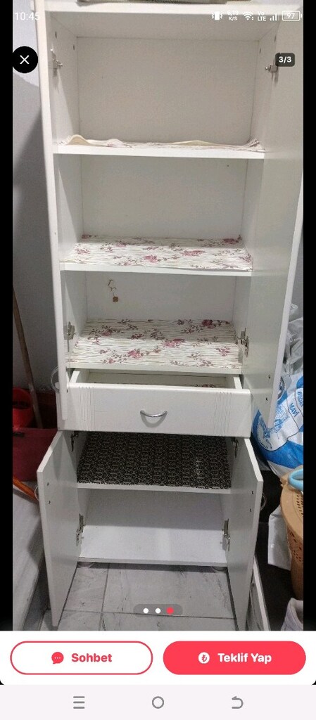 banyo dolabı kiler dolabı