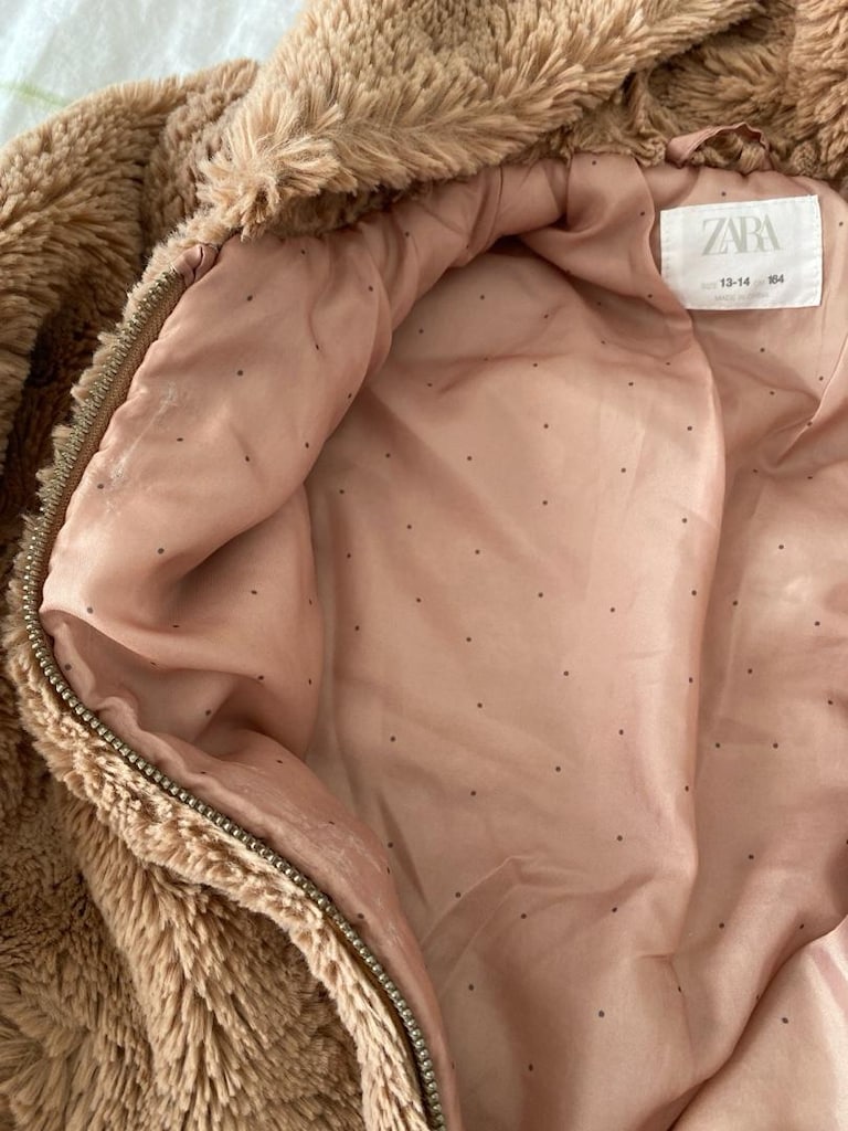 Zara kız çocuk pelış mont - 4