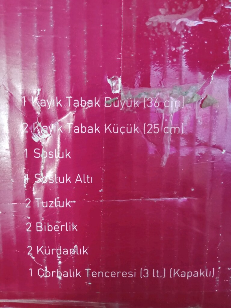 Emsan 84 parça yemek takımı (sıfır ürün) - 5