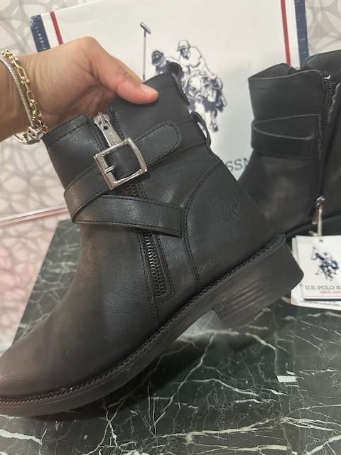 U.S. Polo Assn Siyah Bot 38 numara