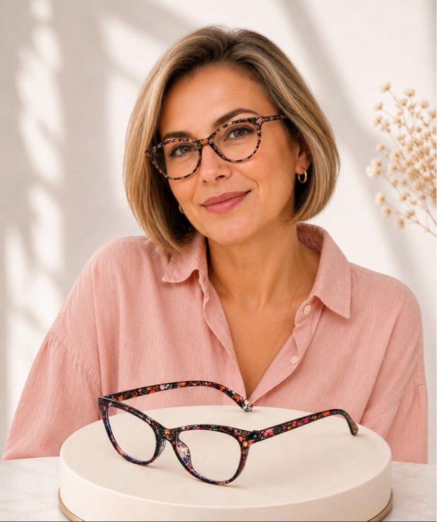 Çok Şık Cat Eye Model Bayan Okuma Gözlüğü - 8