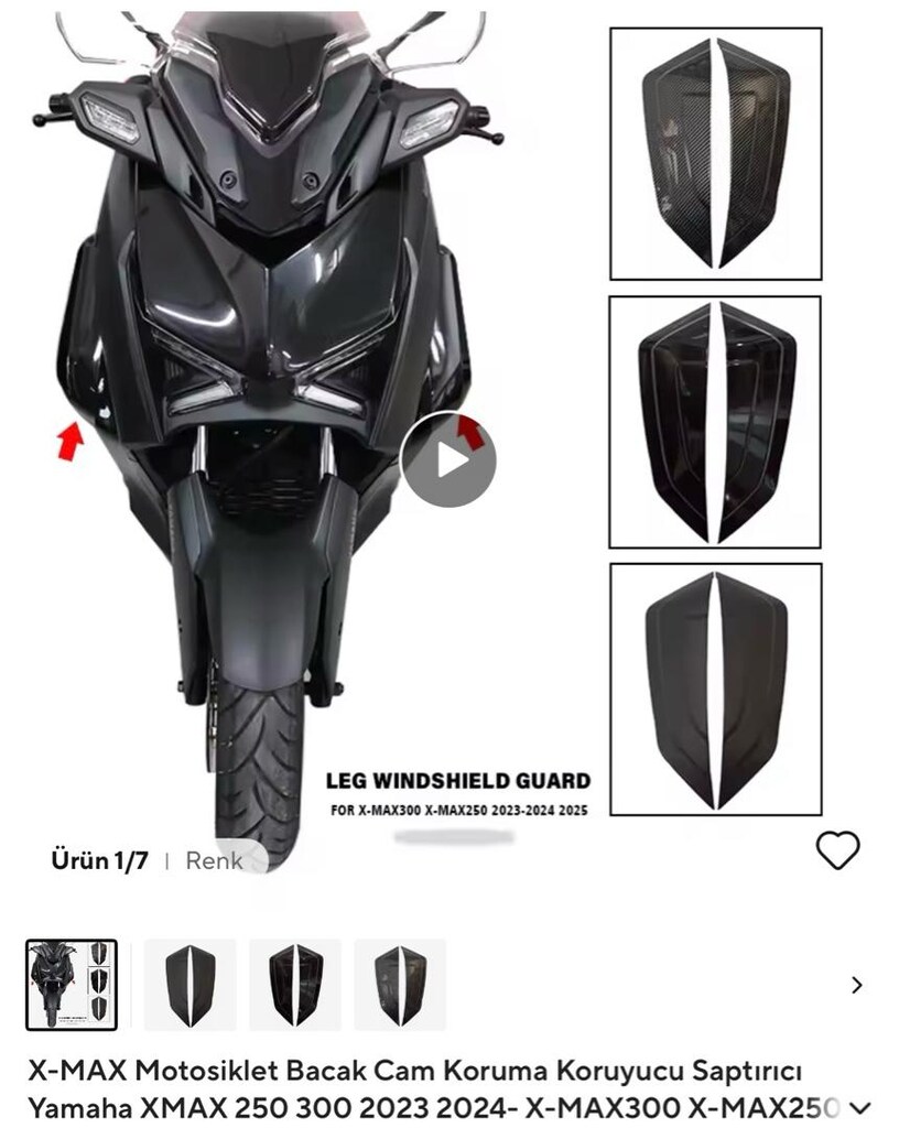 Xmax 250-300 aksesuarlar - 8
