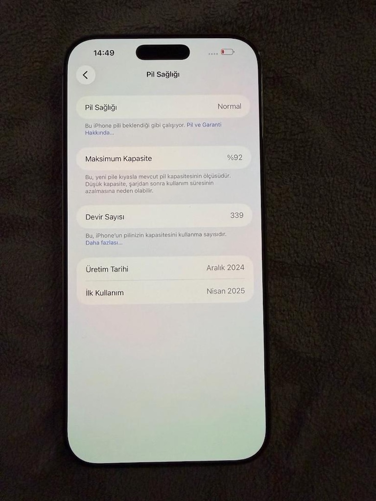 iphone 16promax garantili 512gb - 4