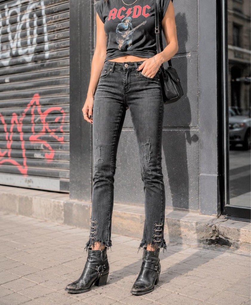Zara gotik jean M beden - 5