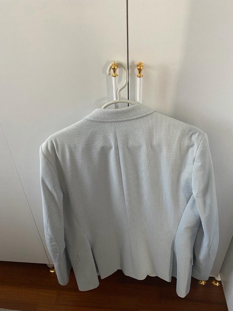 Spor-Şık İnce Çizgili Yazlık Blazer Ceket - 2