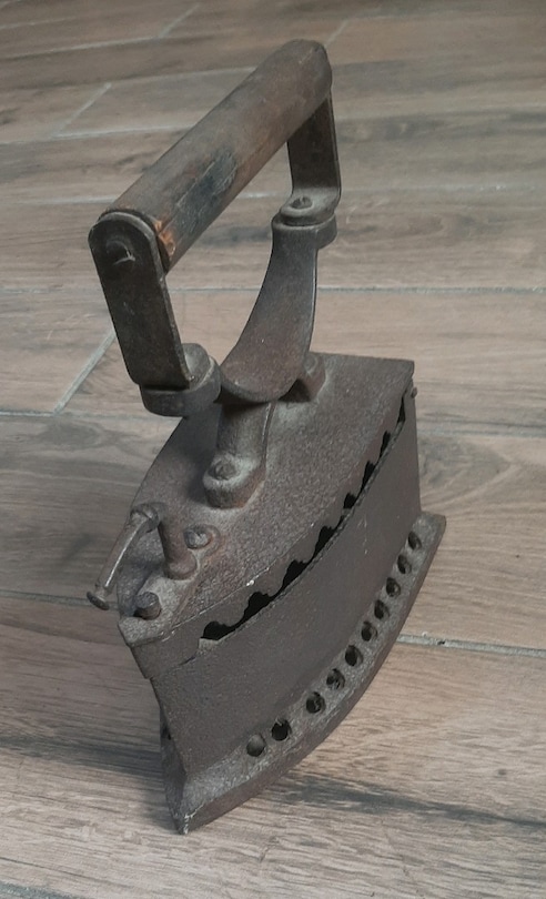antika kömürlü ütü - 4